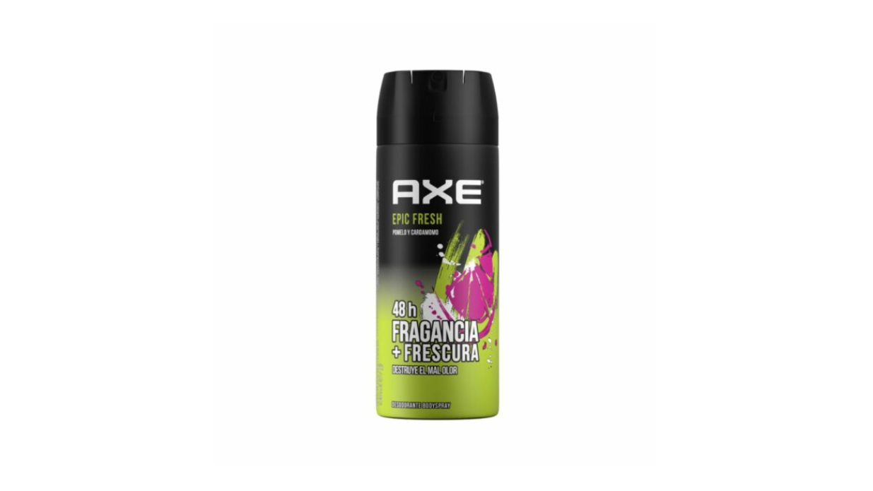 AXE DESODORANTE SPRAY EPIC FRESH POMELO CARDAMOMO 48 HR X 150 ML