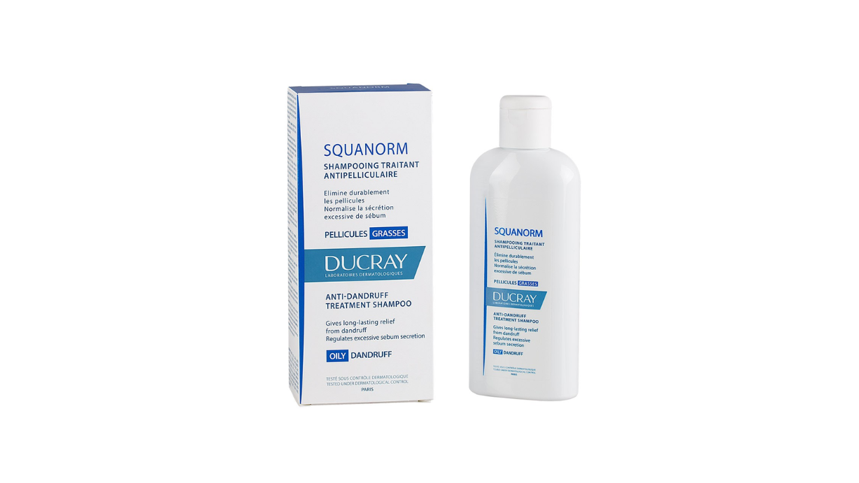 DUCRAY SQUANORM SHAMPOO TRATANTE ANTICASPA CASPA GRASA ANTICEBO ANTIPELICULITIS X 200 ML