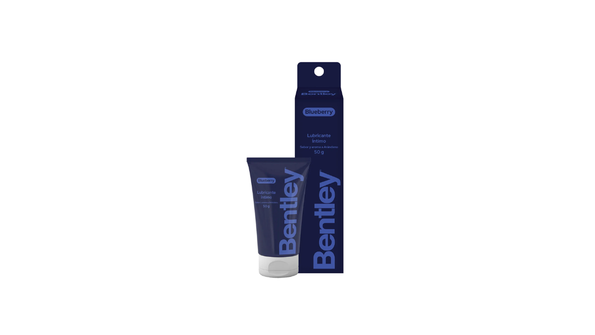 BENTLEY BLUEBERRY LUBRICANTE INTIMO ARANDANO X 50 GRAMOS