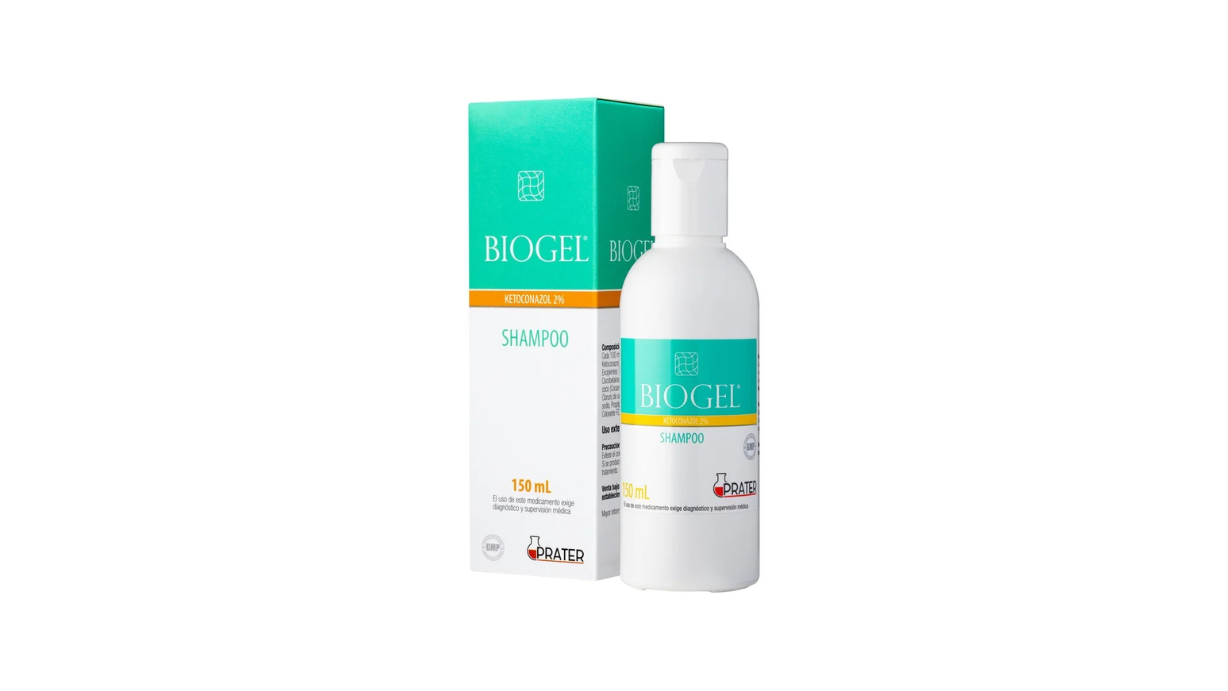 BIOGEL KETOCONAZOL 2% SHAMPOO X 150 ML