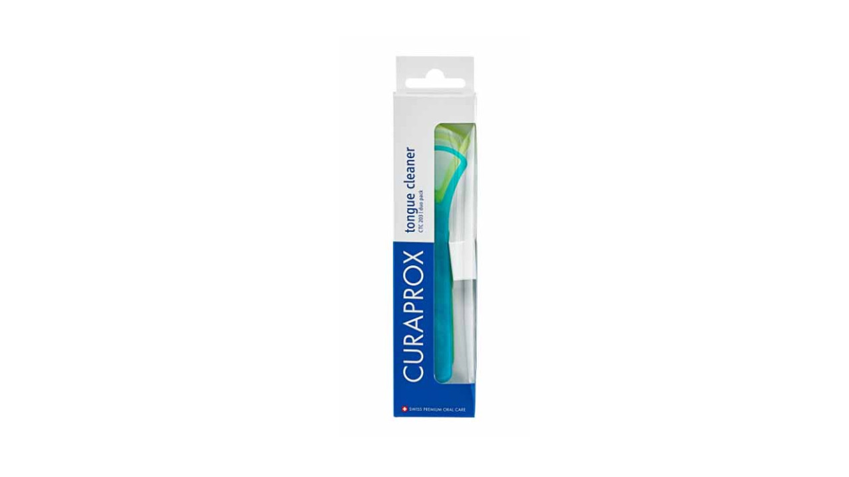 CURAPROX TONGUE CLEANER LIMPIADOR DE LENGUA CTC 203 DUO PACK X 2 UNIDAD