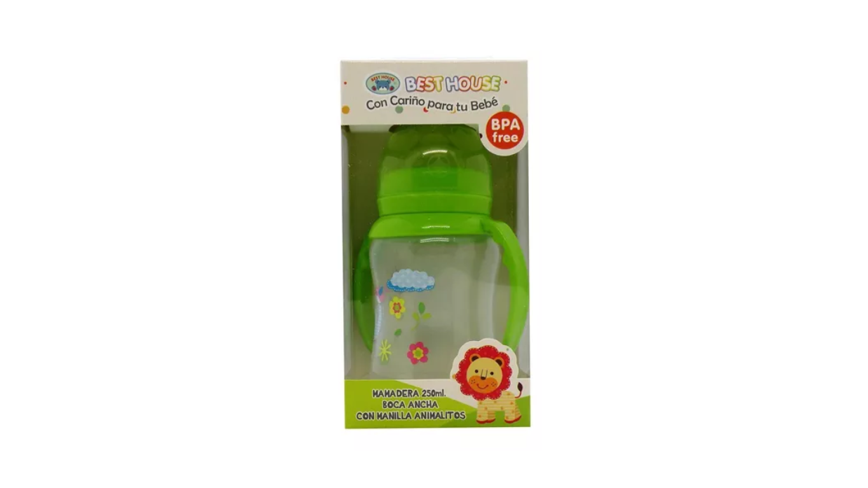 BEST HOUSE MAMADERA BOCA ANCHA 3+ MESES X 250 ML