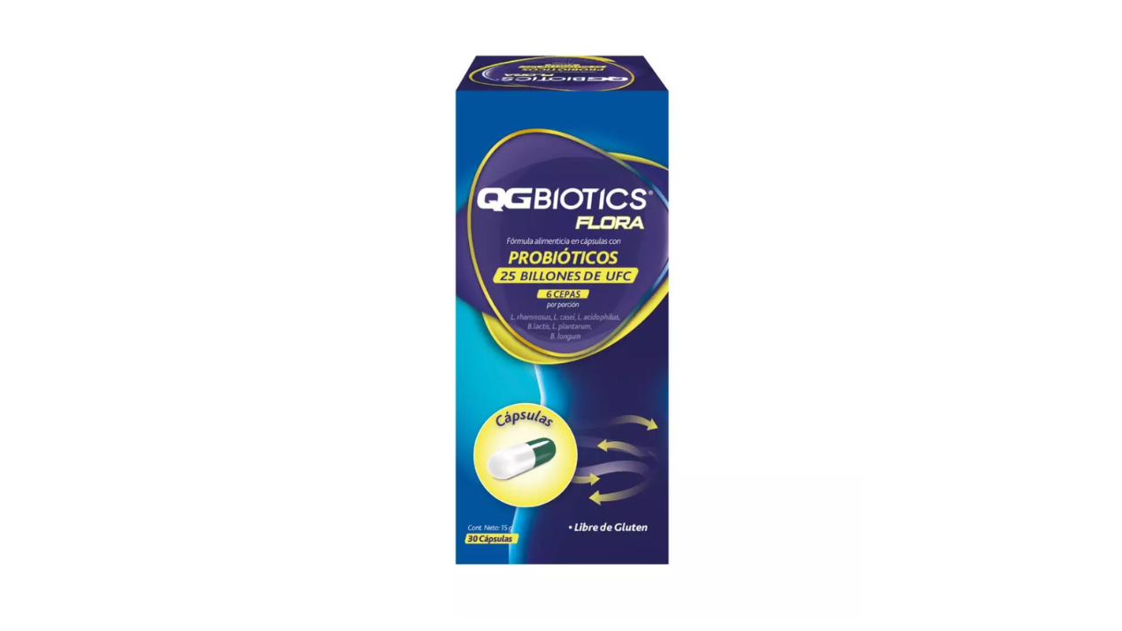 QG BIOTICS FLORA PROBIOTICOS 6 CEPAS X 30 CAPSULAS