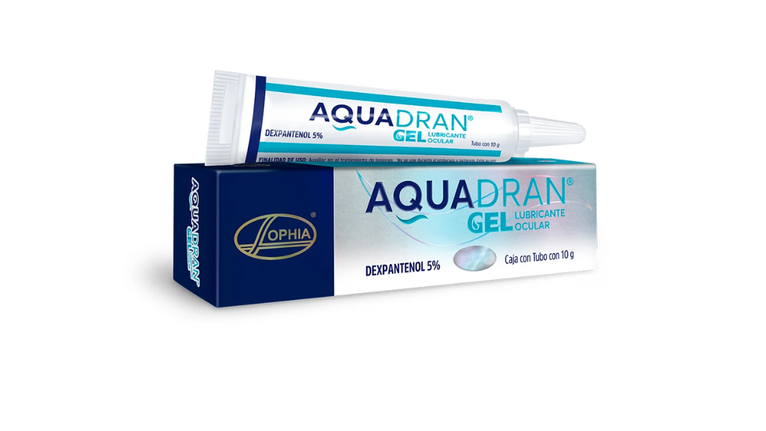 AQUADRAN DEXPANTENOL 5% GEL LUBRICANTE OCULAR X 10 GRAMOS