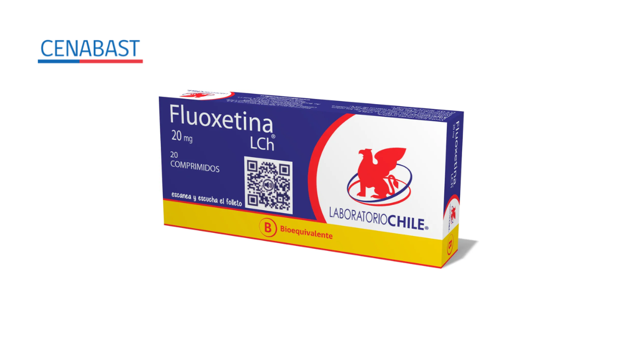 FLUOXETINA 20 MG X 20 COMPRIMIDOS [CENABAST]