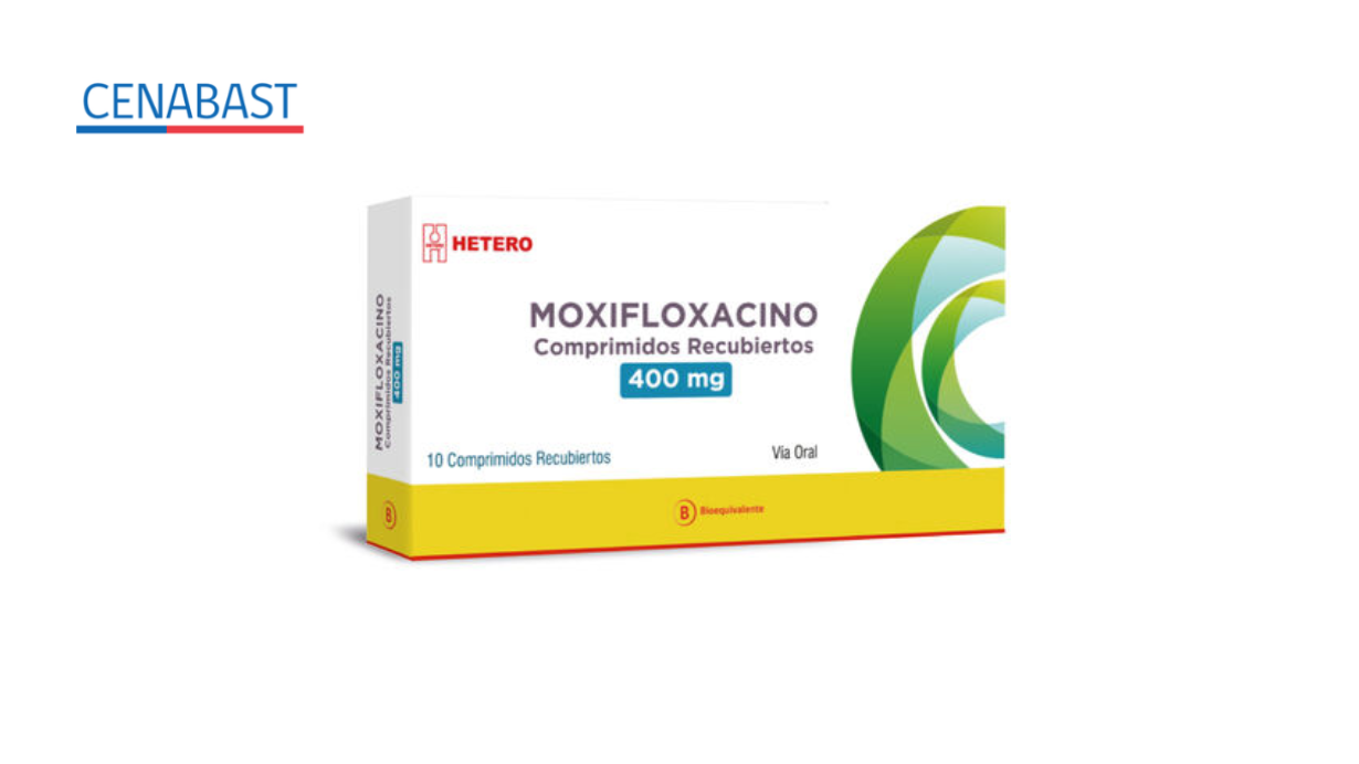 MOXIFLOXACINO 400 MG X 10 COMPRIMIDOS RECUBIERTOS [CENABAST]