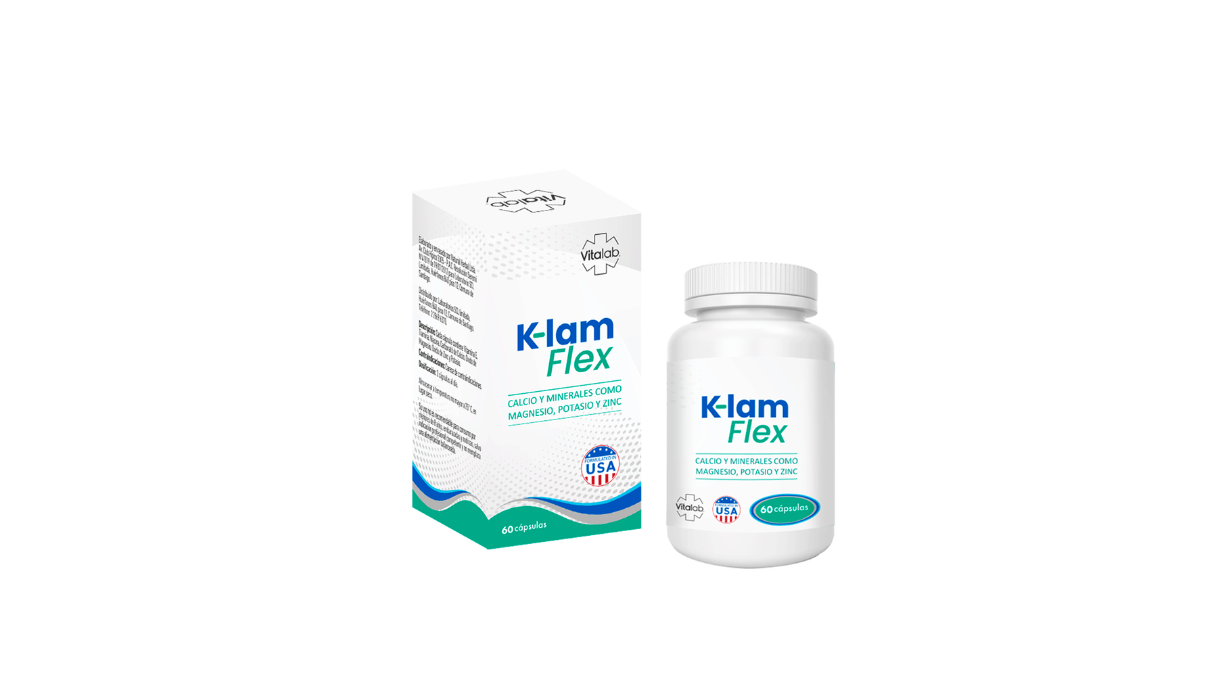 K-LAM FLEX CALCIO MAGNESIO POTASIO ZINC SUPLEMENTO ALIMENTICIO X 60 CAPSULAS