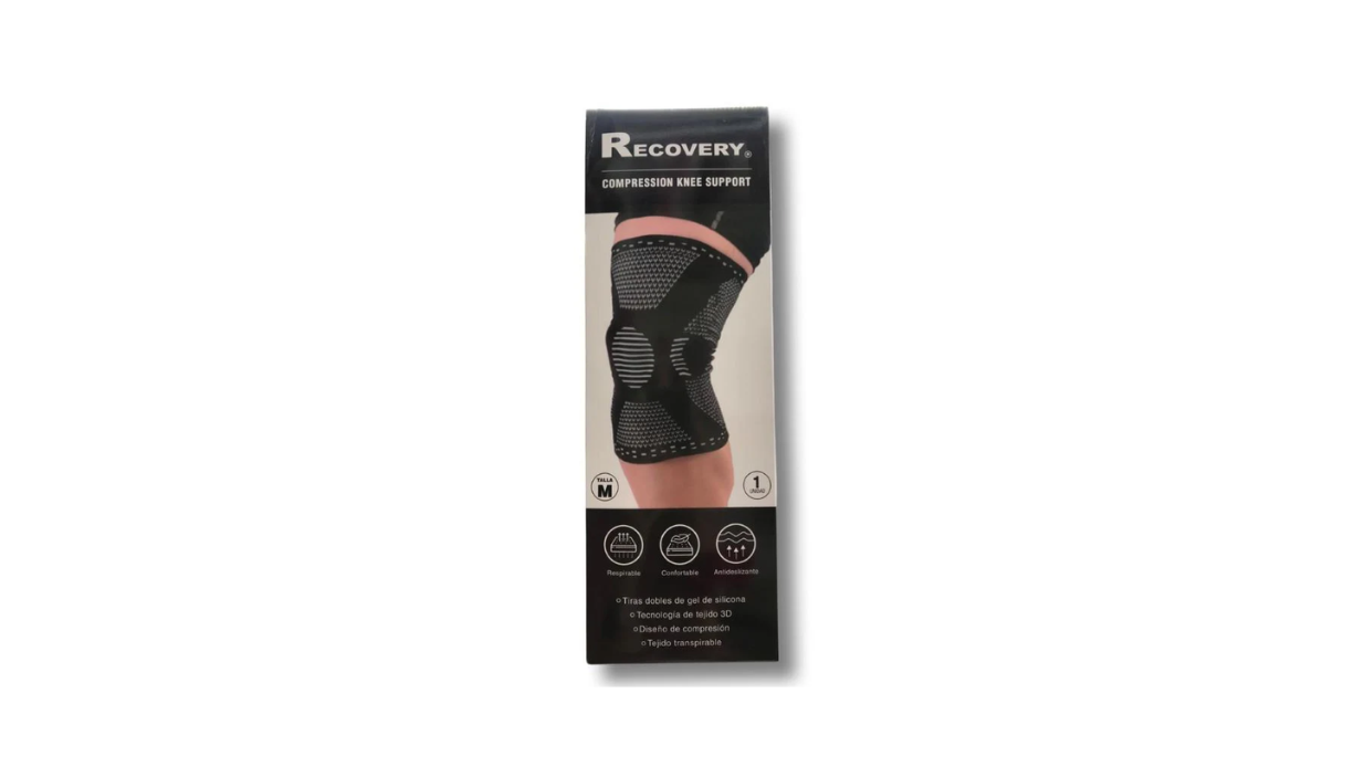 RECOVERY SOPORTE COMPRESORA DE RODILLAS SILICONA TALLA M