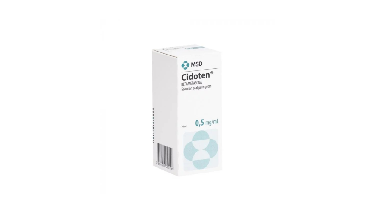 CIDOTEN BETAMETASONA 0,5 MG/ML X 30 ML SOLUCION ORAL PARA GOTAS MERCK