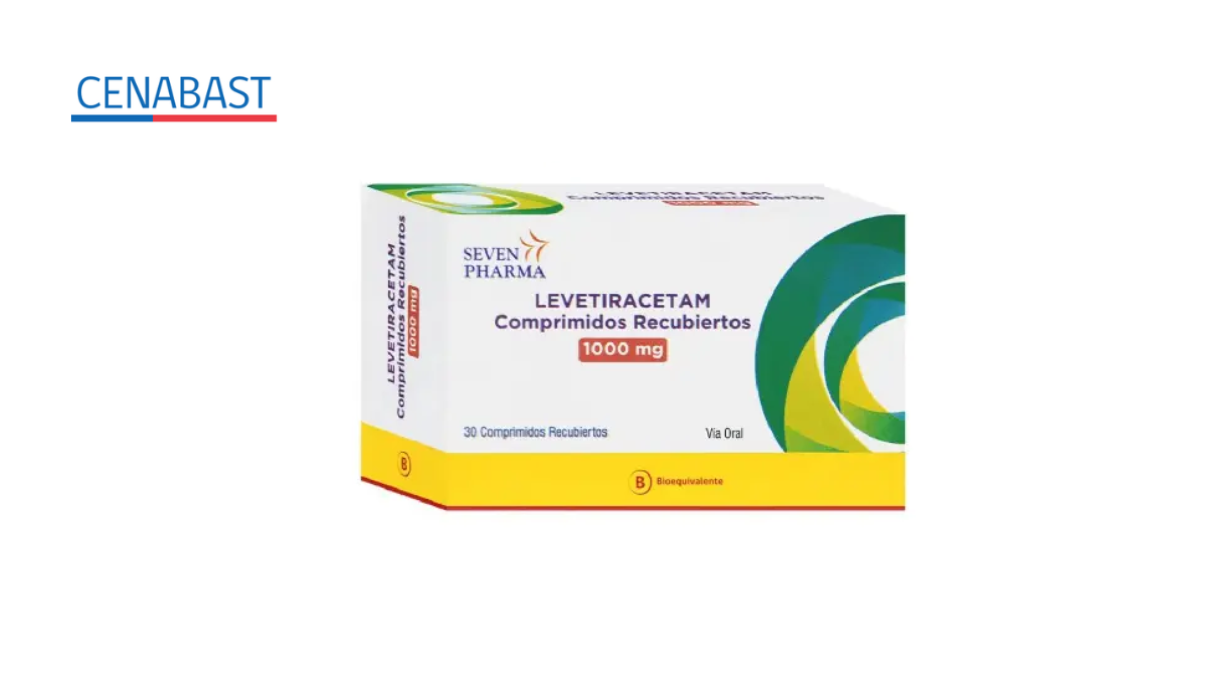 LEVETIRACETAM 1000 MG X 30 COMPRIMIDOS RECUBIERTOS [CENABAST]