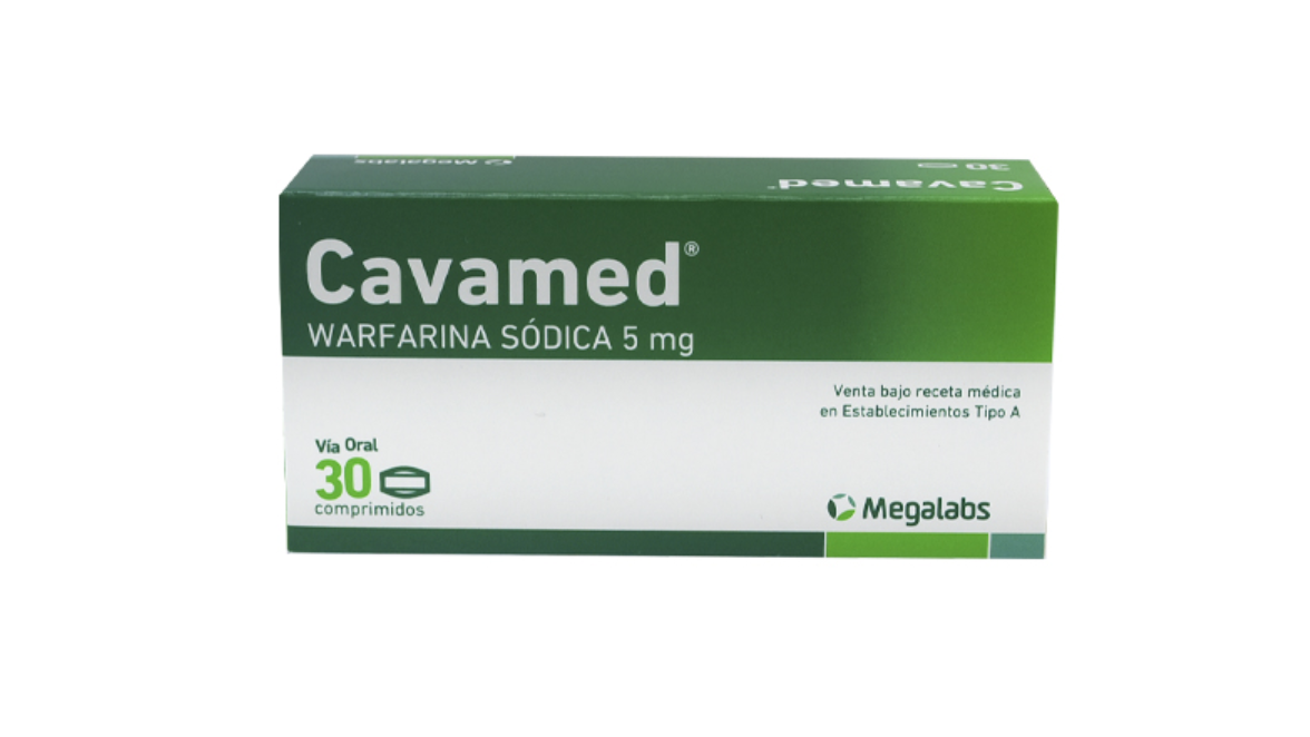 CAVAMED WARFARINA SODICA 5 MG X 30 COMPRIMIDOS MEGALABS