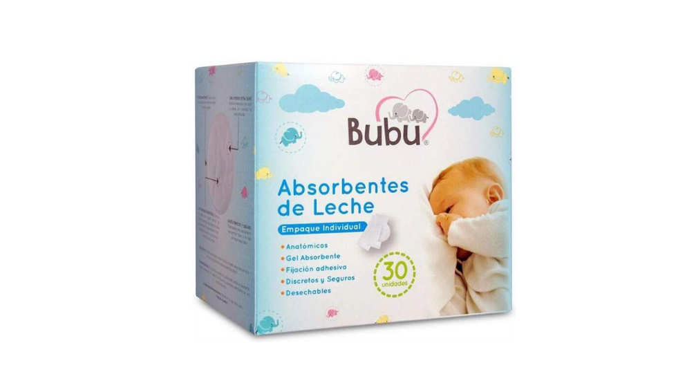 ABSORBENTES DE LECHE X 30 UNIDADES BUBU