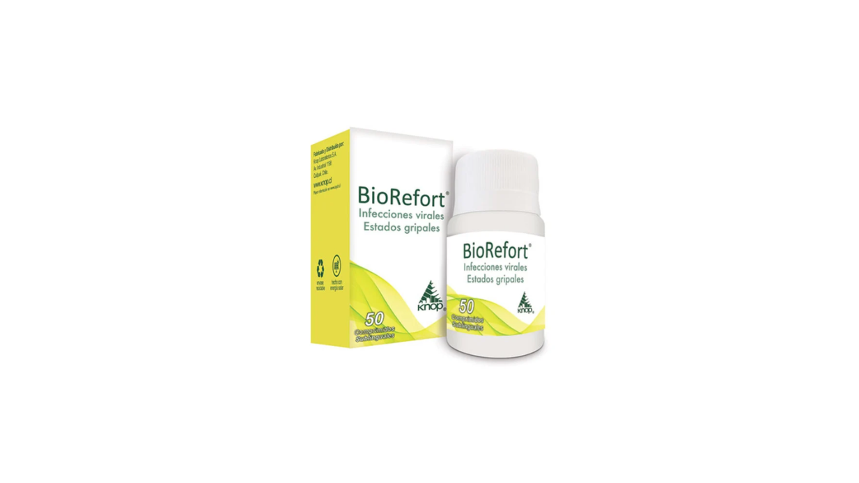 BIOREFORT INFECCIONES VIRALES ESTADOS GRIPALES VINCETOXICUM X 50 COMPRIMIDOS SUBLINGUALES