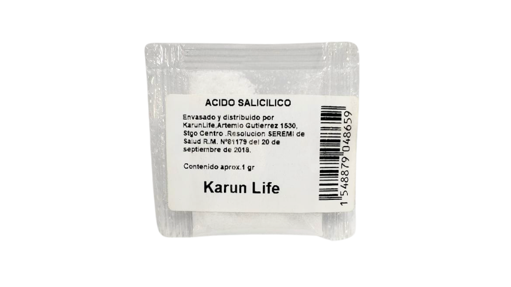 ACIDO SALICILICO KARUN LIFE 1GR