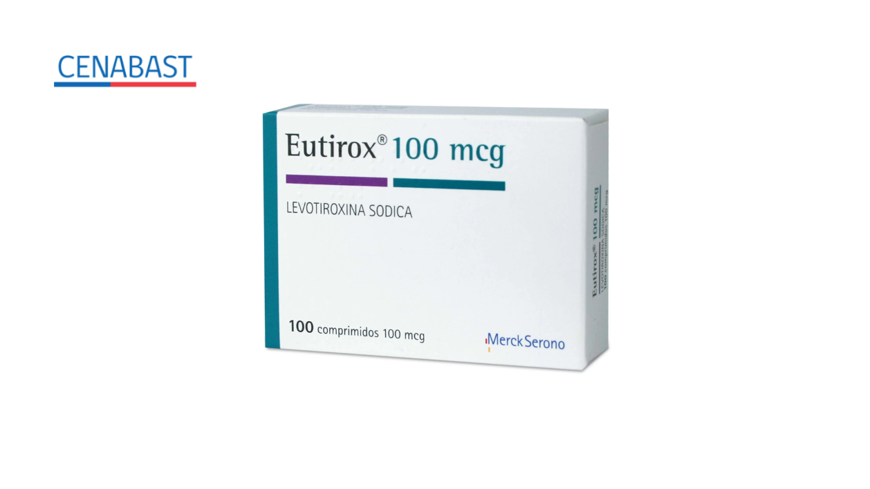 EUTIROX LEVOTIROXINA 100 MCG X 100 COMPRIMIDOS [CENABAST]