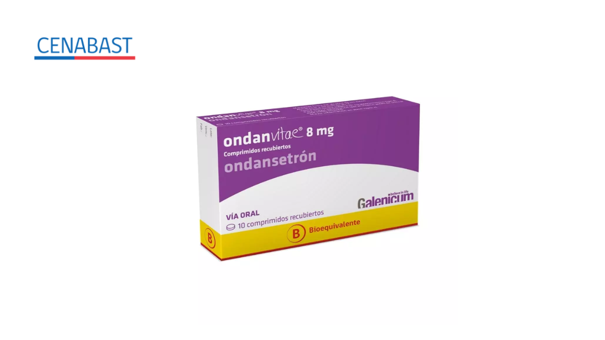ONDANVITAE ONDANSETRON 8 MG X 10 COMPRIMIDOS RECUBIERTOS [CENABAST]
