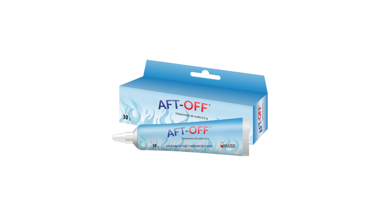 AFT OFF HIALURONATO DE SODIO 0,2G X 30G GEL PARA AFTAS Y HERIDAS BUCALES PRATER