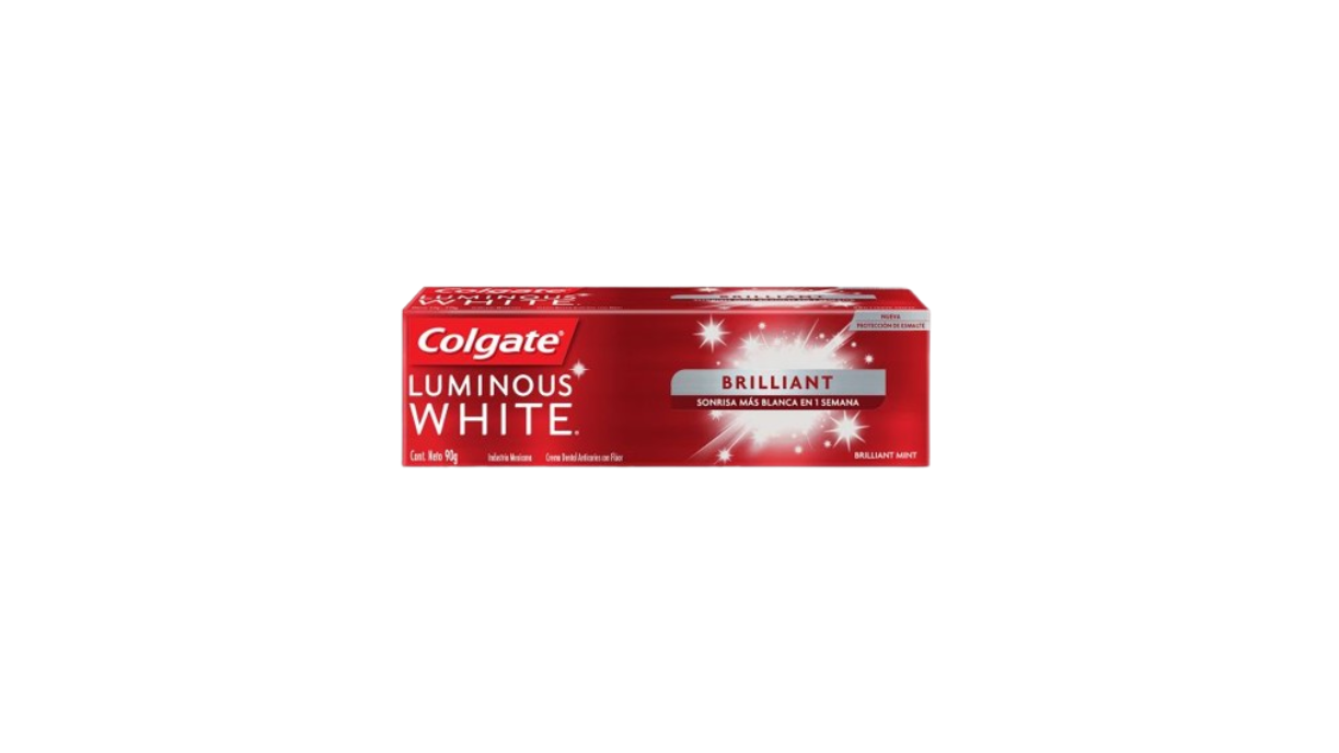 COLGATE LUMINOUS WHITE BRILLIANT X 90G
