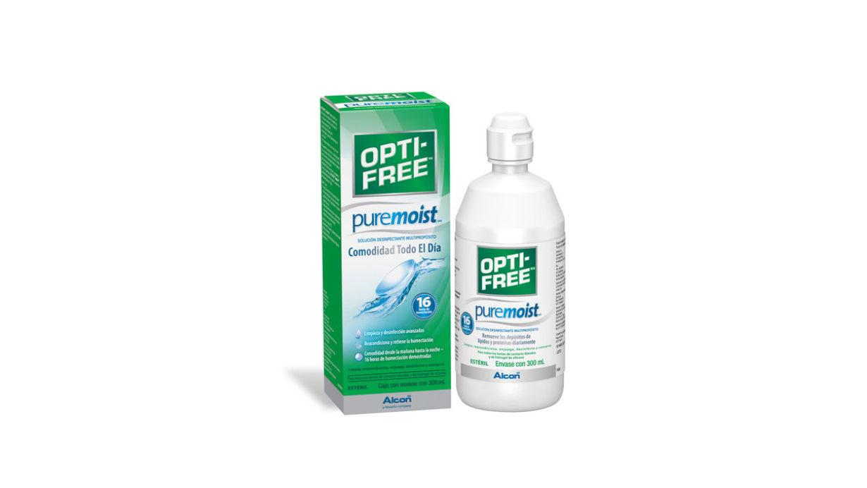OPTI FREE PUREMOIST X 300 ML SOLUCION DESINFECTANTE MULTIPROPOSITO