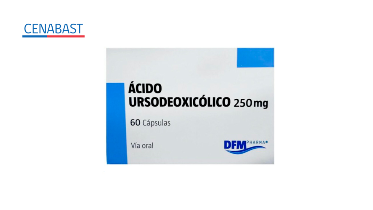 ACIDO URSODEOXICOLICO 250 MG X 60 CAPSULAS DFM PHARMA [CENABAST]