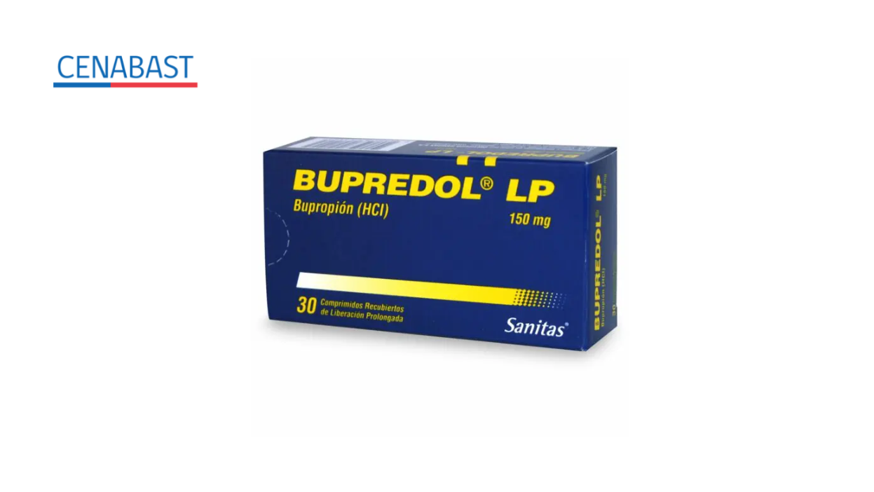 BUPREDOL LP BUPROPION HCL 150 MG X 30 COMPRIMIDOS RECUBIERTOS LP [CENABAST]