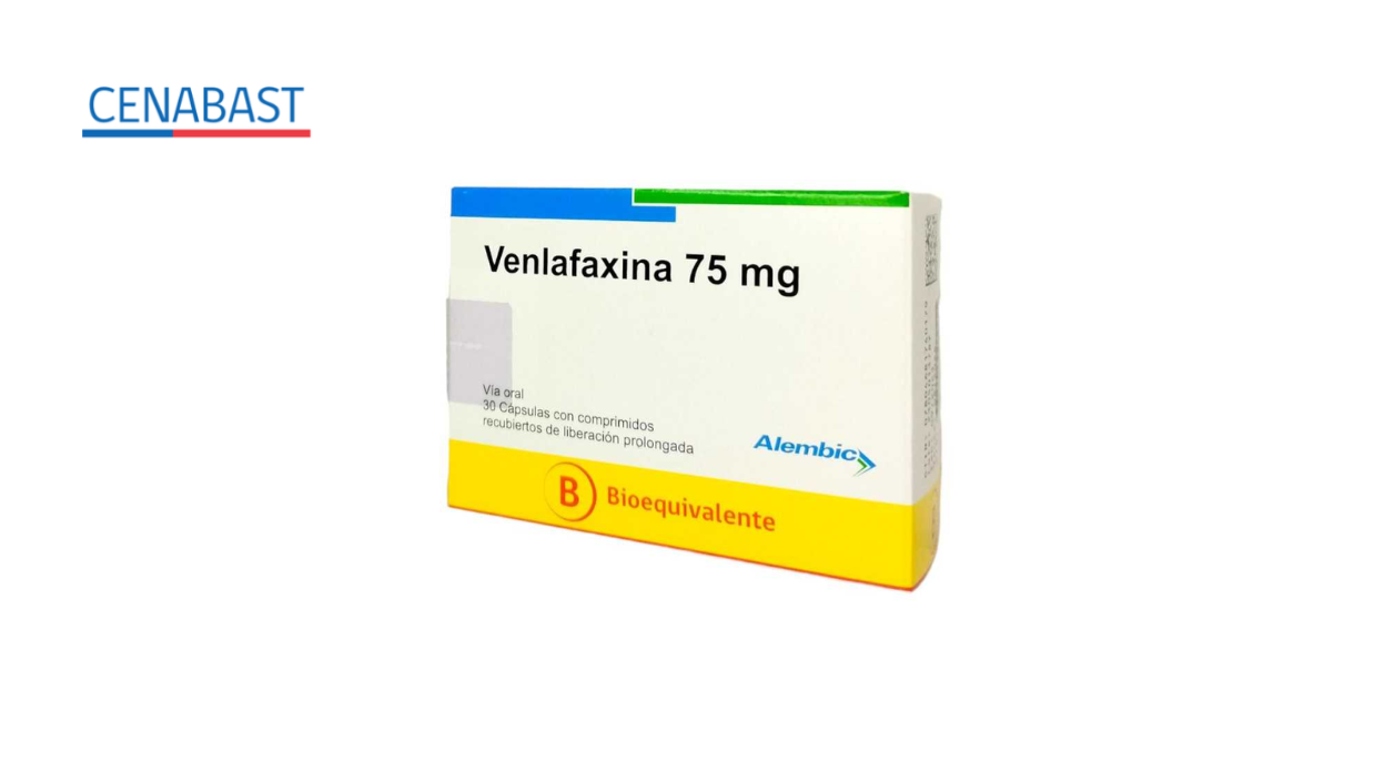 VENLAFAXINA 75 MG X 30 CAPSULAS CON COMPRIMIDOS RECUBIERTOS LP ALEMBIC [CENABAST]