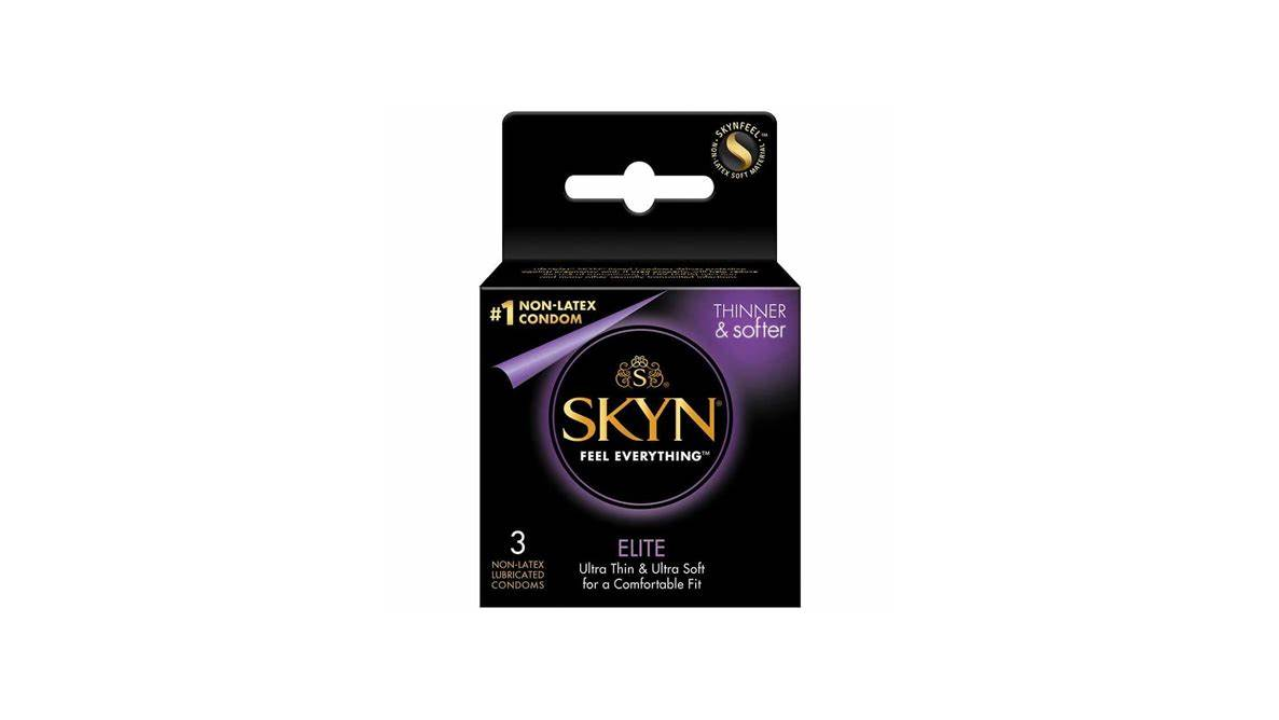 LIFESTYLES SKYN CONDONES SIN LATEX ELITE ULTRA DELGADO + ULTRA SUAVE X 3 PRESERVATIVOS