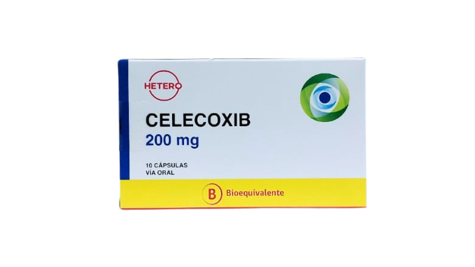CELECOXIB 200 MG X 10 CAPSULAS HETERO