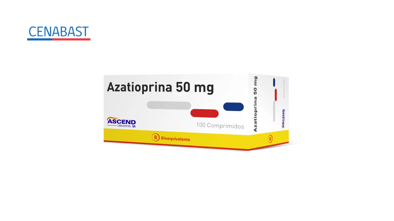 AZATIOPRINA 50 MG X 100 COMPRIMIDOS ASCEND [CENABAST]