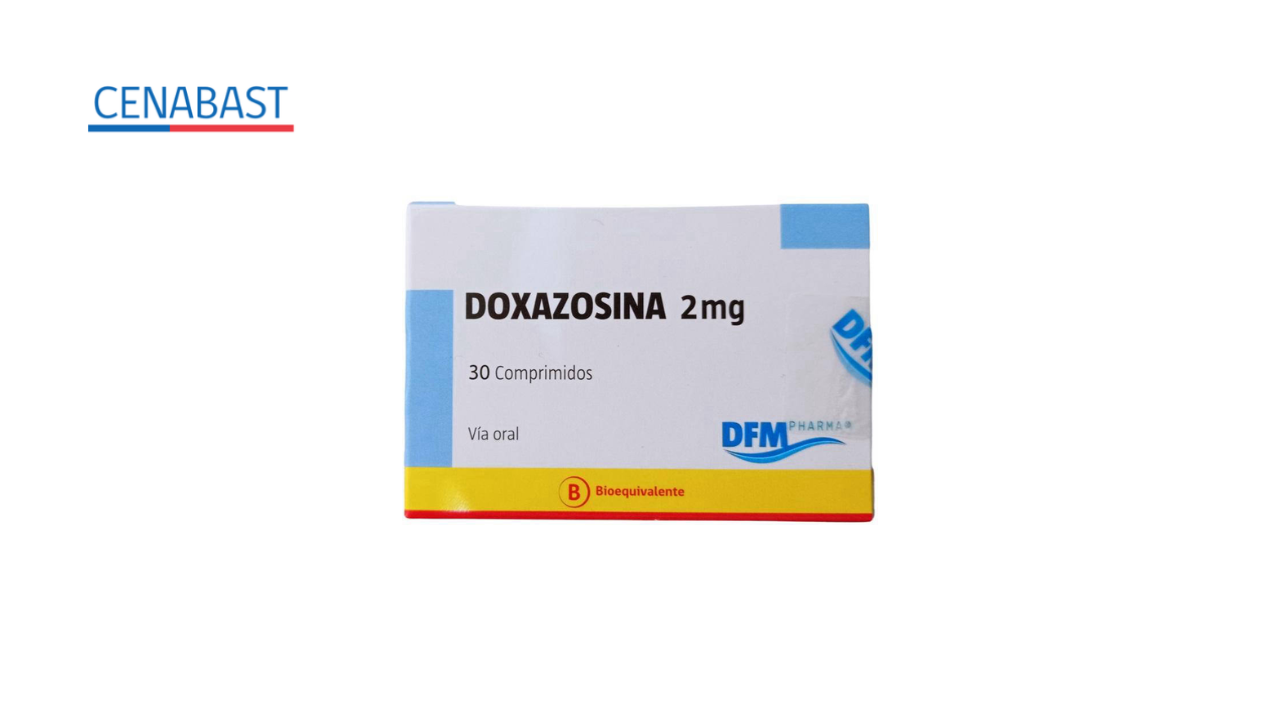 DOXAZOSINA 2 MG X 30 COMPRIMIDOS DFM [CENABAST]