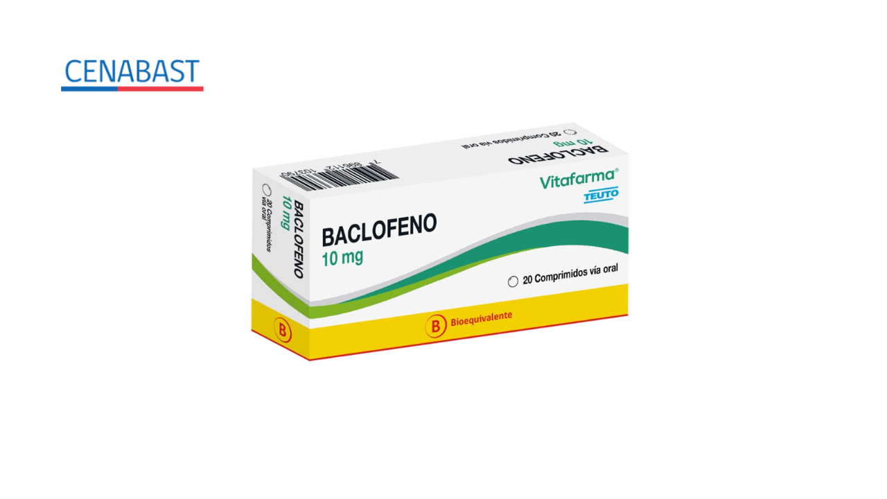 BACLOFENO 10 MG X 20 COMPRIMIDOS [CENABAST]