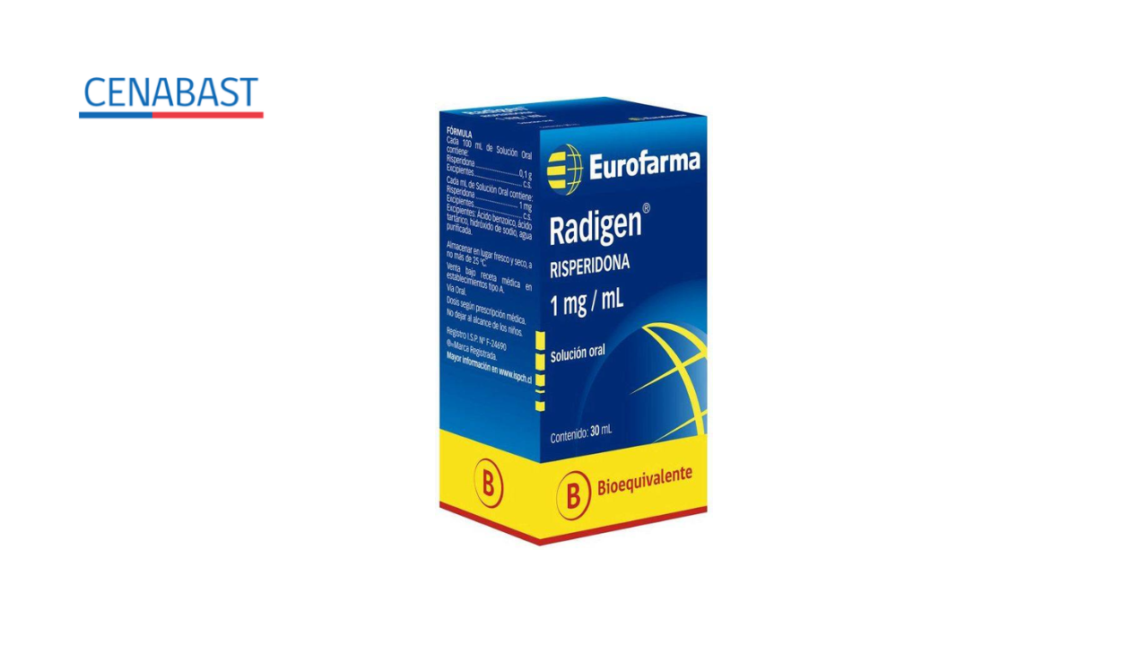 RADIGEN RISPERIDONA 1 MG/ML SOLUCION ORAL X 30 ML [CENABAST]
