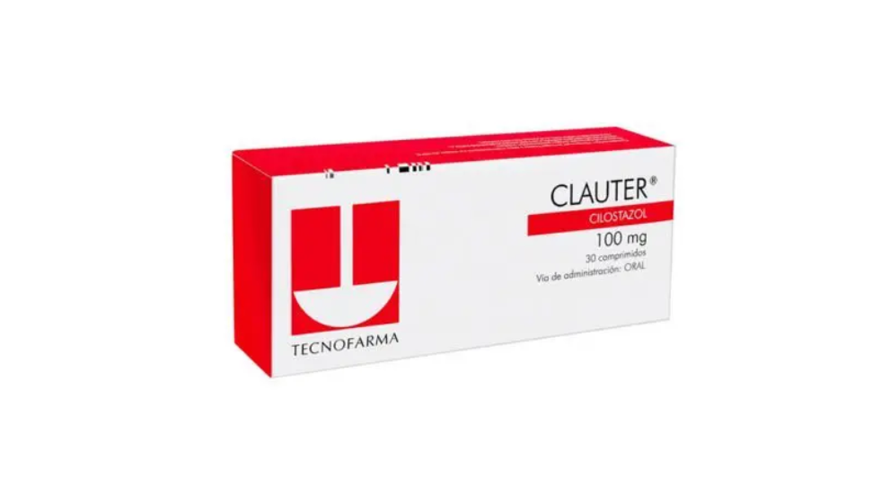 CLAUTER CILOSTAZOL 100 MG X 30 COMPRIMIDOS TECNOFARMA
