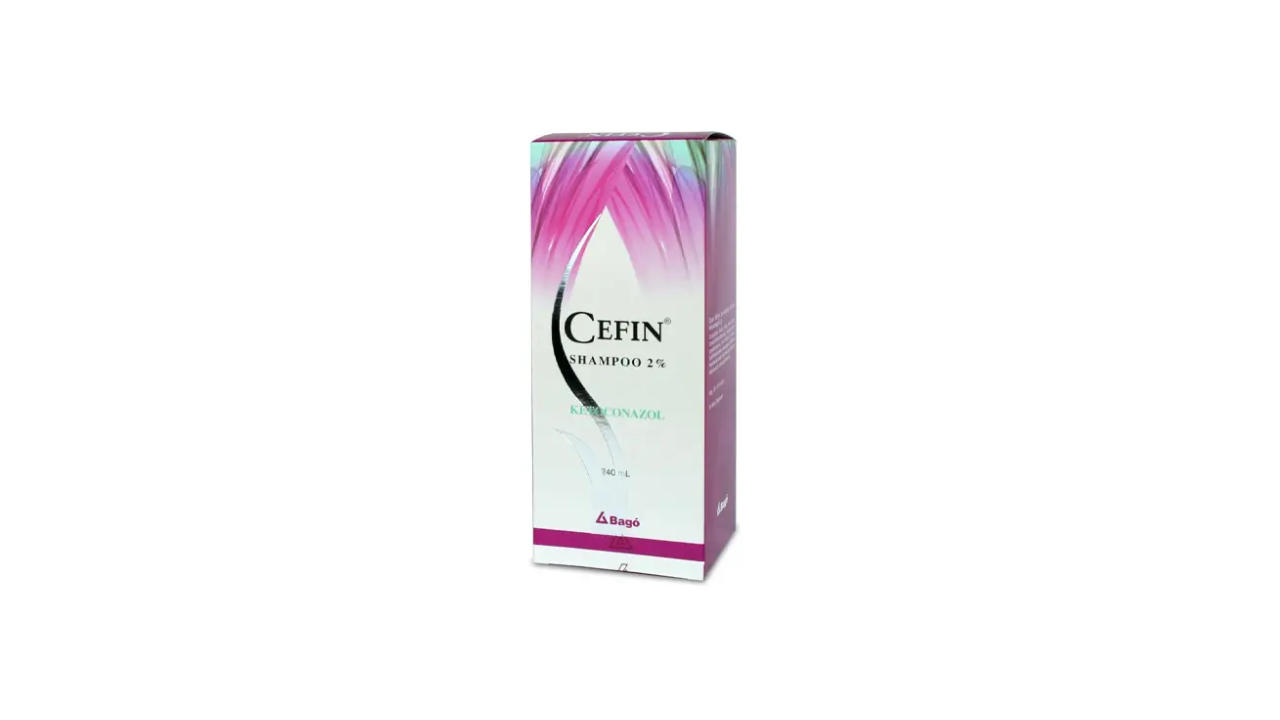 CEFIN SHAMPOO KETOCONAZOL 2% X 240 ML BAGO
