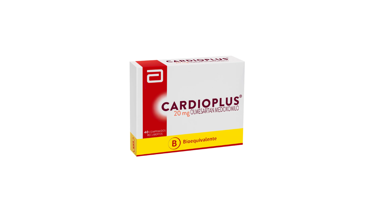 CARDIOPLUS OLMESARTAN MEDOXOMILO 20 MG X 40 COMPRIMIDOS RECUBIERTOS