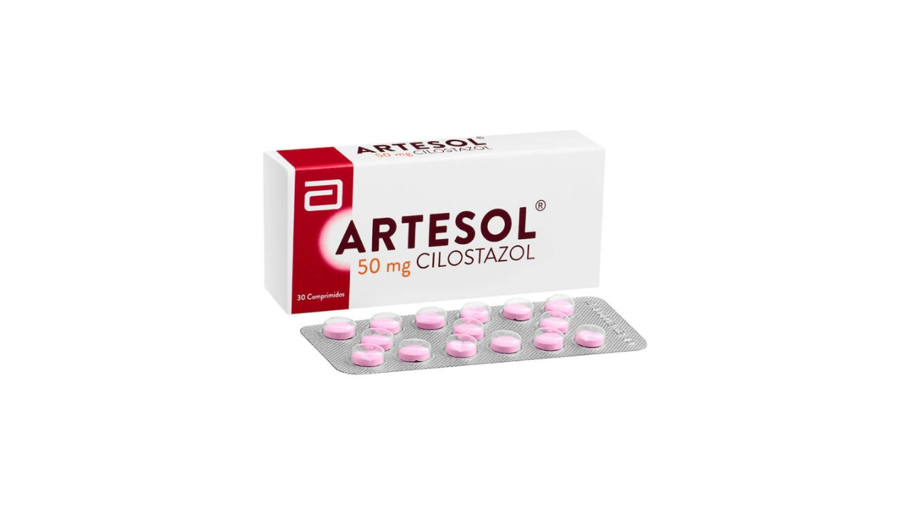 ARTESOL CILOSTAZOL 50 MG X 30 COMPRIMIDOS
