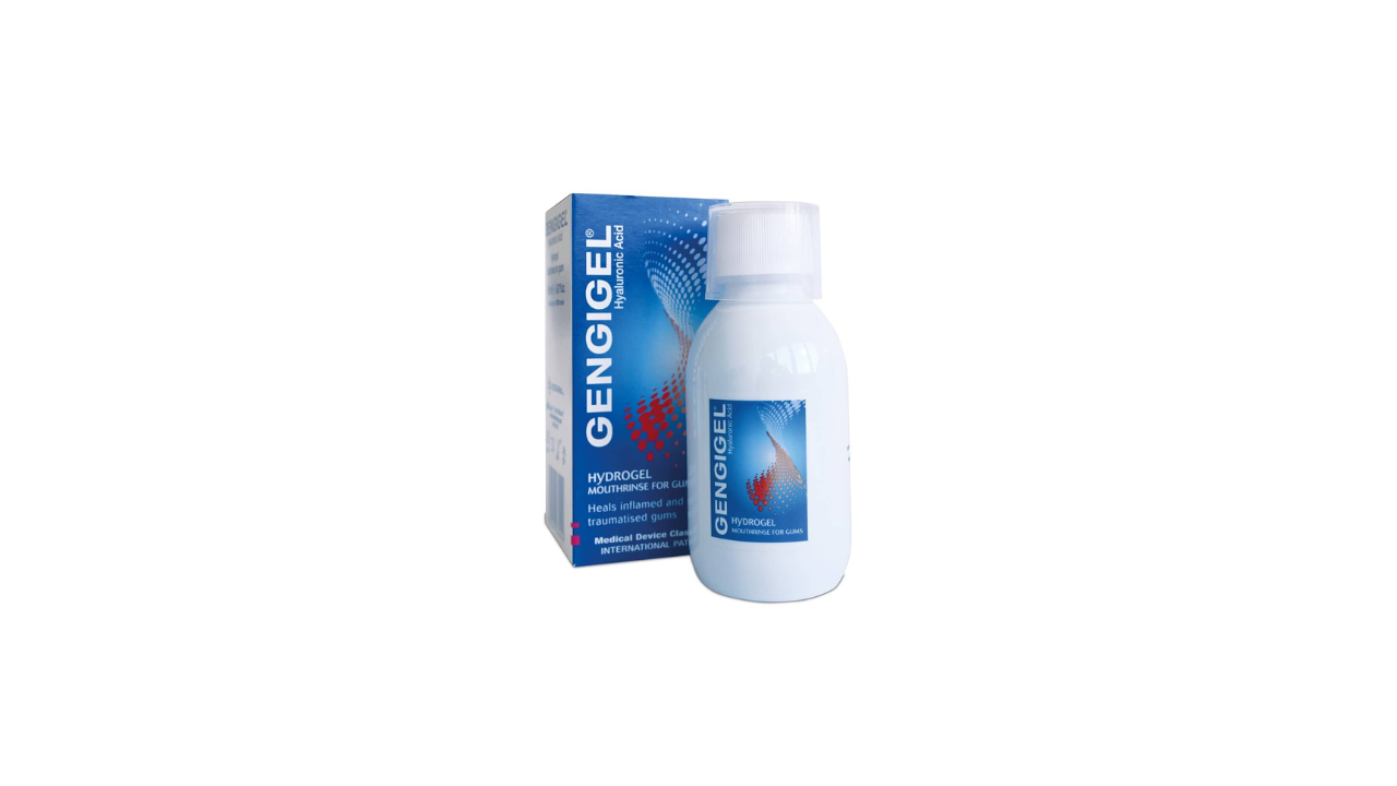 GENGIGEL ACIDO HIALURONICO HIDROGEL COLUTORIO ENCIAS INFLAMADAS Y TRAUMATIZADAS X 150 ML FQP