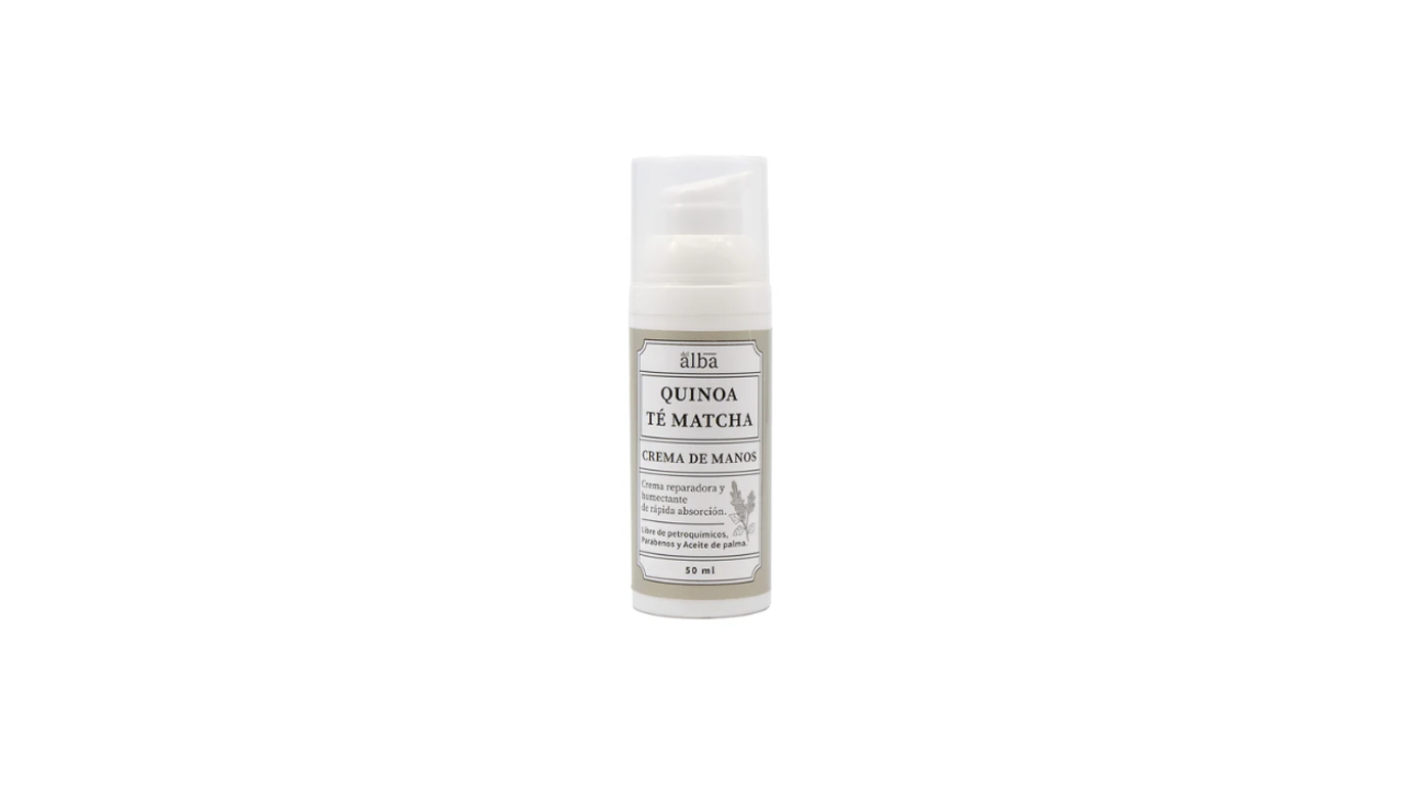 CREMA DE MANOS QUINOA TE DE MATCHA X 50 ML APICOLA DEL ALBA