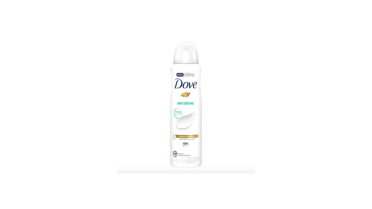 DOVE SENSITIVE DESODORANTE SIN PERFUME X 150 ML
