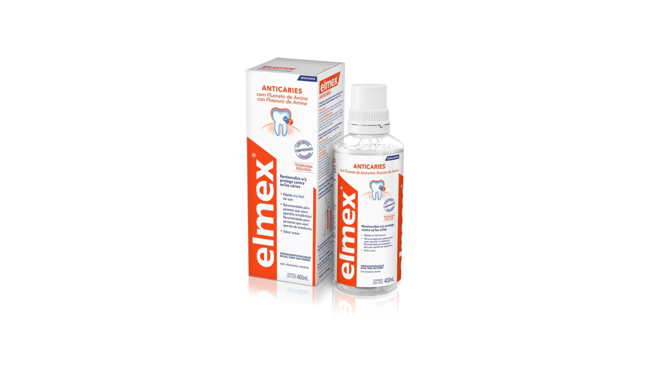 ELMEX ENJUAGUE BUCAL ANTICARIES FLUORURO DE AMINA X 400 ML