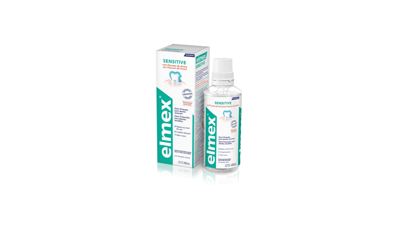 ELMEX SENSITIVE ENJUAGUE BUCAL FLUORURO DE AMINA X 400 ML
