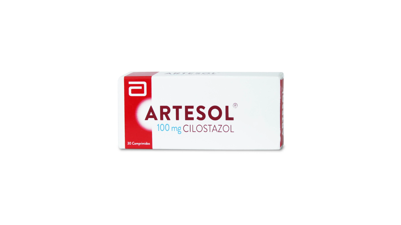 ARTESOL CILOSTAZOL 100 MG X 30 COMPRIMIDOS