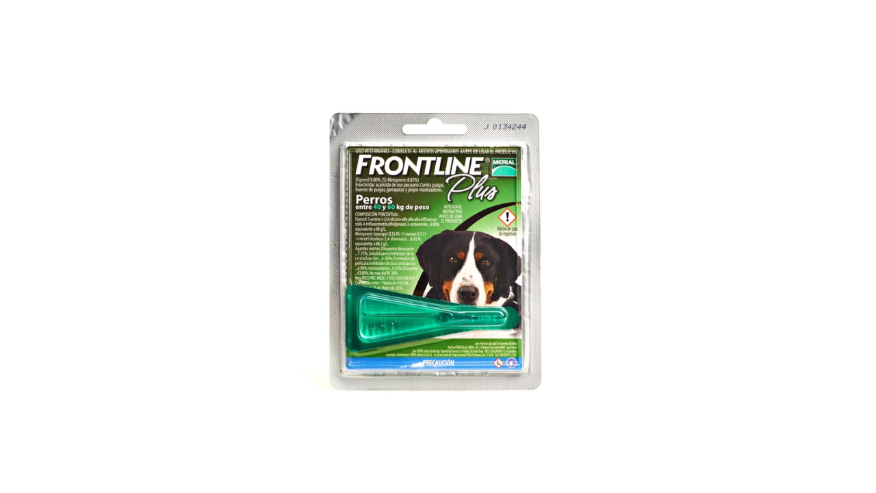 FRONTLINE PLUS ANTIPARASITARIO PERROS ENTRE 40-60 KG X 1 PIPETA BOEHRINGER INGELHEIM 