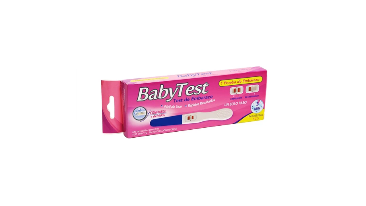 BABYTEST TEST DE EMBARAZO TIPO LAPIZ UNIDAD