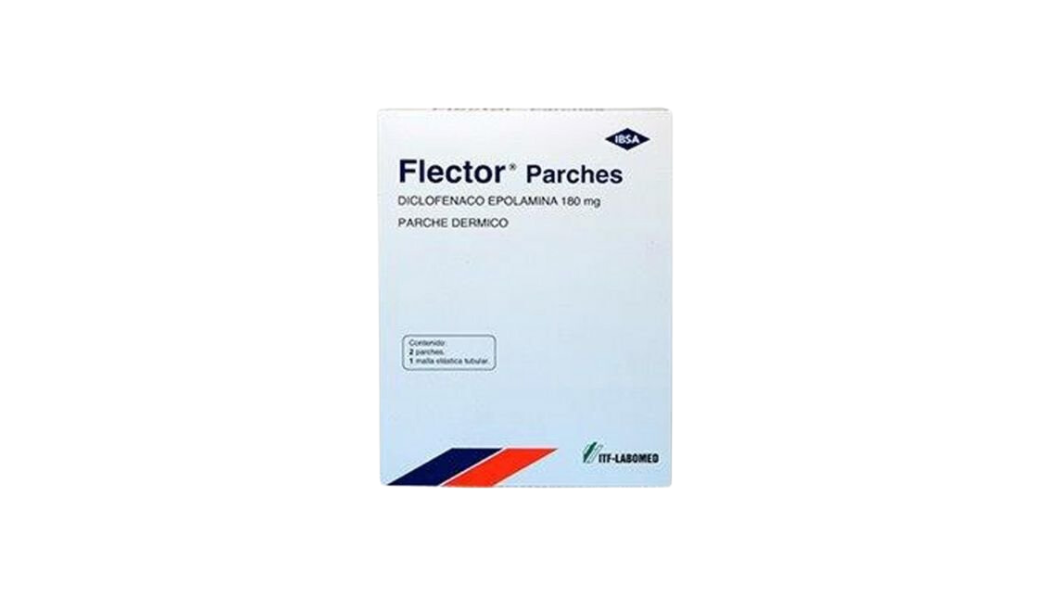 FLECTOR DICLOFENACO EPOLAMINA 180MG X 2 PARCHES TOPICOS Y 1 MALLA ELASTICA ITF LABOMED