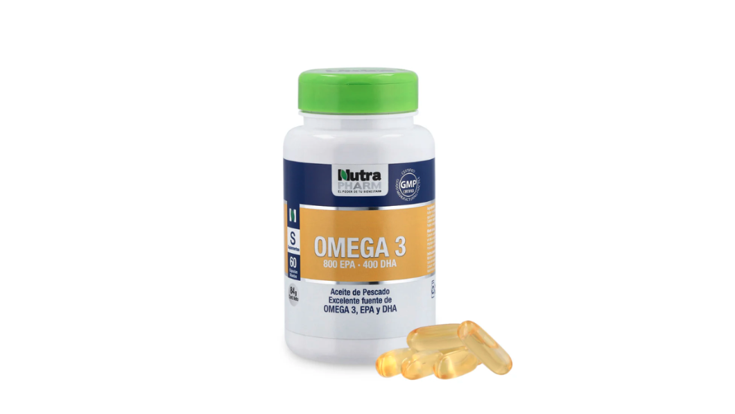 OMEGA 3 800 EPA - 400 DHA X 60 CAPSULAS BLANDAS NUTRAPHARM