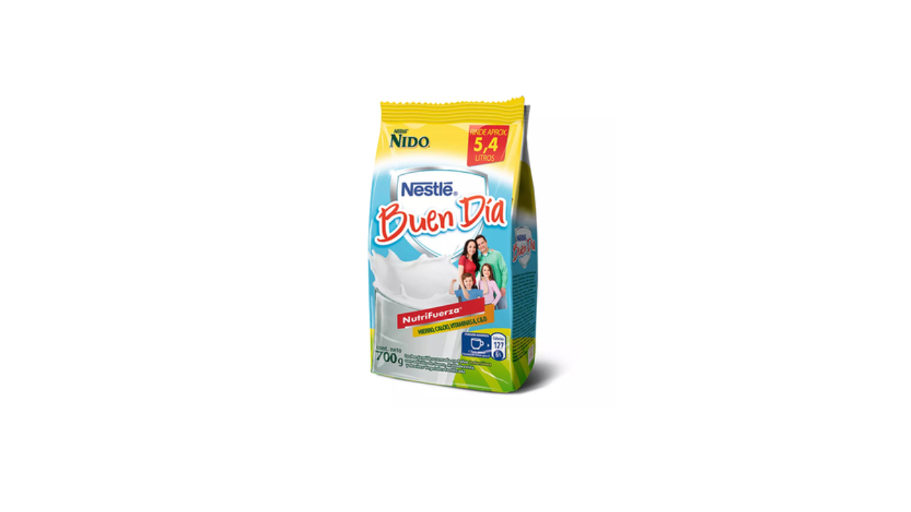 NIDO BUEN DIA NUTRIFUERZA LECHE EN POLVO X 700 GRAMOS