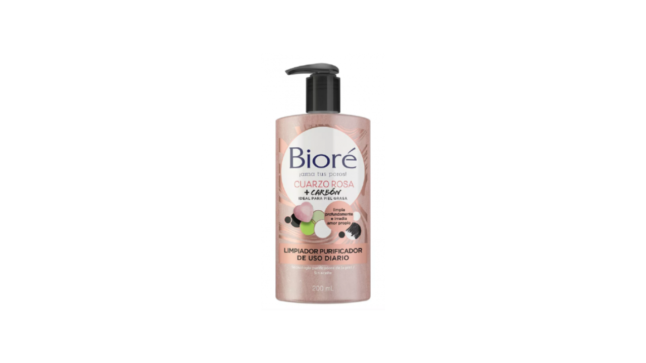 BIORE LIMPIADOR PURIFICADOR FACIAL CUARZO/CARBON X 200 ML