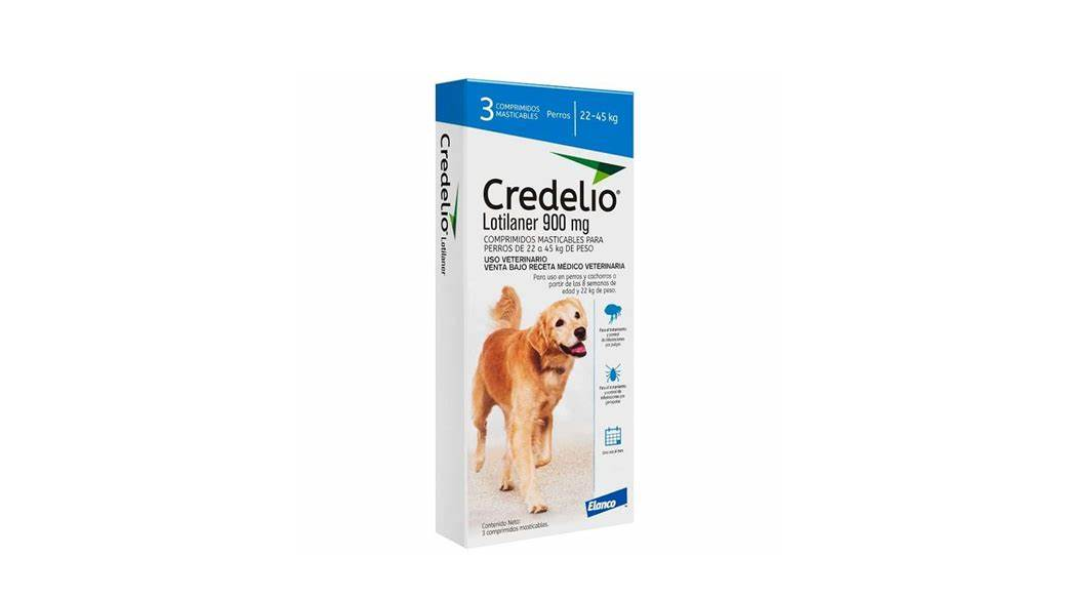 CREDELIO LOTILANER 900 MG 22 - 45KG X 3 COMPRIMIDOS MASTICABLES ELANCO