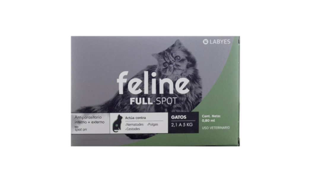 FELINE LABYES FULL 0,8 ML GATOS 2,1 A 5 KG X 1 PIPETA
